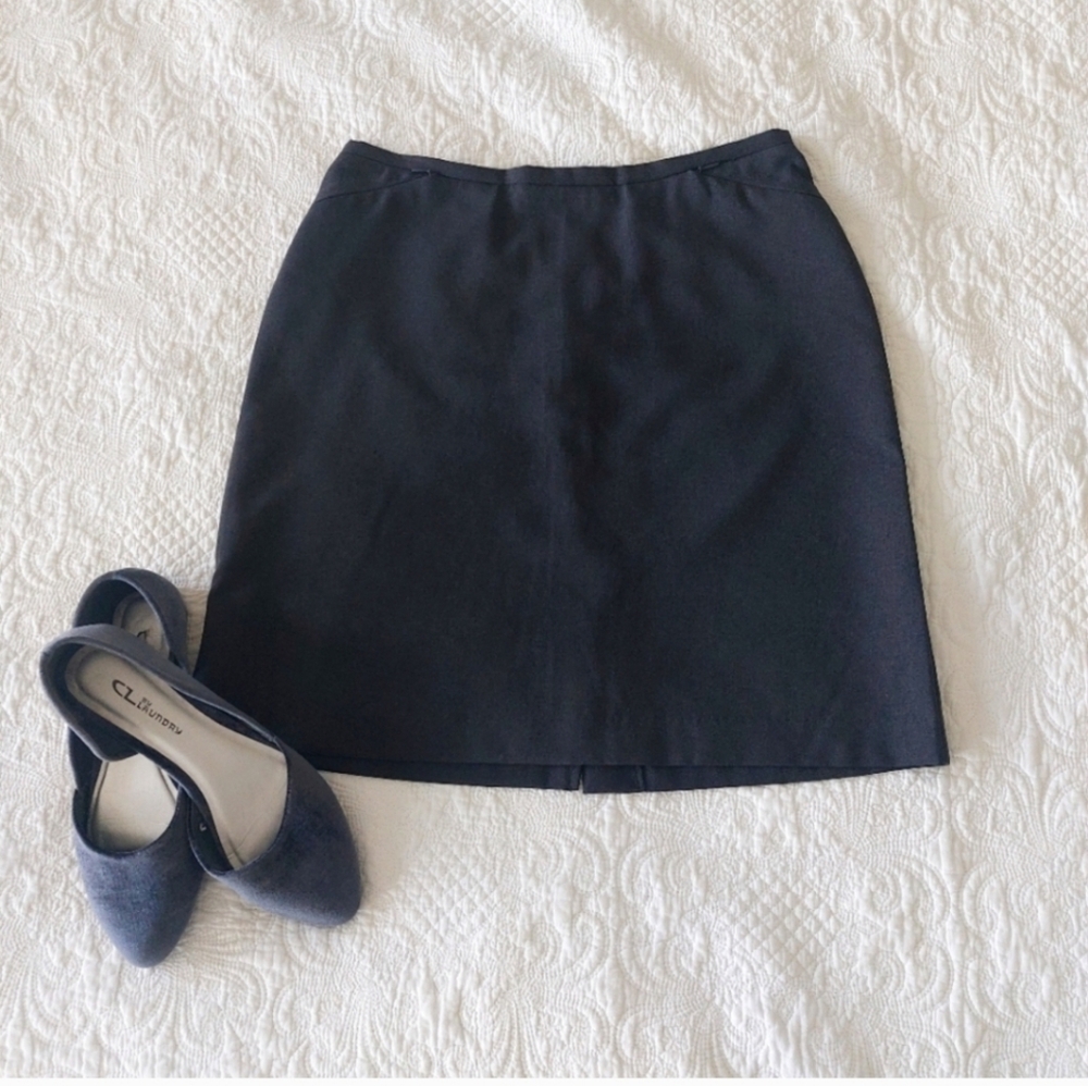 NYCo 8 Charcoal Gray Pencil Skirt Classic